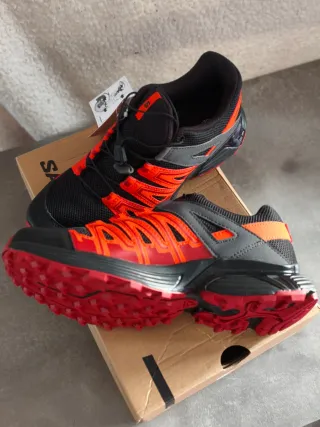 Zapatillas Salomon Montaña Negro Naranja