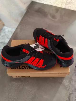 Zapatillas Salomon Montaña Negro Naranja