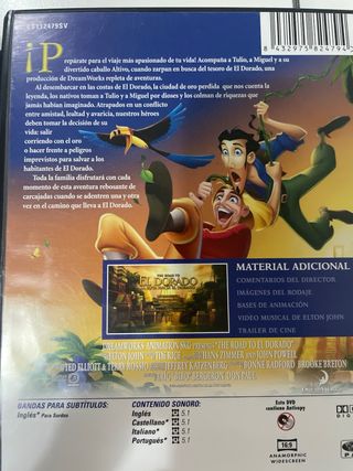 3 Películas DVD Animadas (Español y otros idiomas)