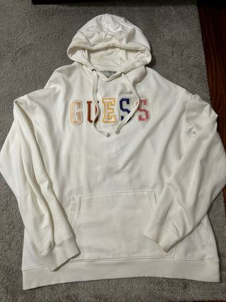 Sudadera Guess Vintage Blanca Multicolor