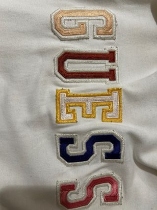 Sudadera Guess Vintage Blanca Multicolor