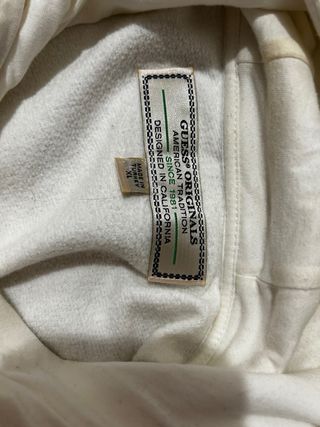 Sudadera Guess Vintage Blanca Multicolor