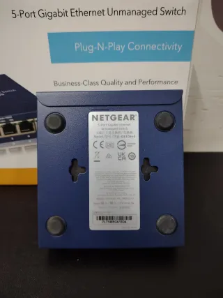 Netgear GS105 Switch Gigabit 5 Puertos