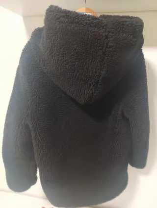 Chaqueta borrego negra