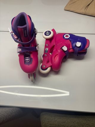 Patines en línea Oxelo rosas y morados