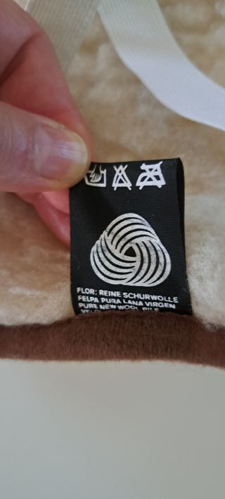 Faja Lumbar Lana Beige/Marrón