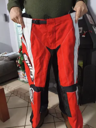 Equipación Motocross SHIFT Roja, blanca y Negra