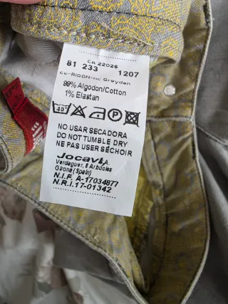 Jocavi T.M. sin usar