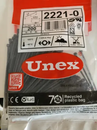 1000 Bridas para Cables Unex