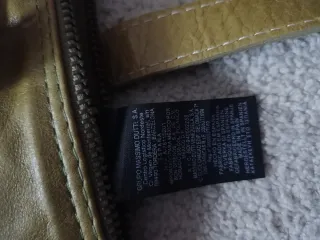 Bolso de mano Massimo Dutti  caqui.