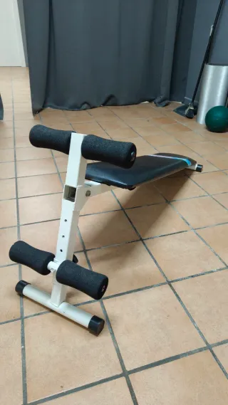 Banco abdominales gimnasio como nuevo