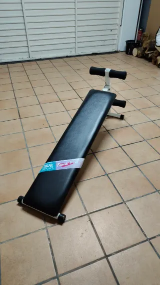 Banco abdominales gimnasio como nuevo