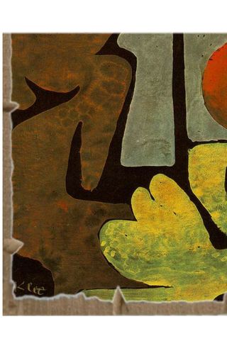 Paul Klee Parco degli idoli Stampa MDF cm 30x45