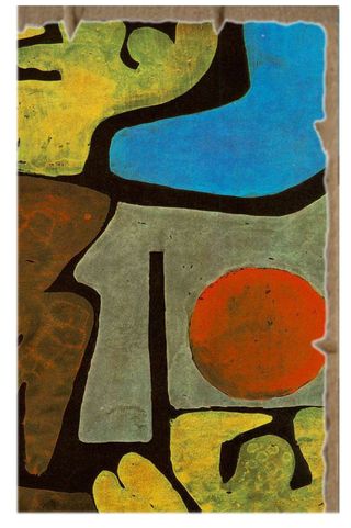 Paul Klee Parco degli idoli Stampa MDF cm 30x45