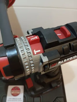 Taladro Parkside 20V Brushless percutor