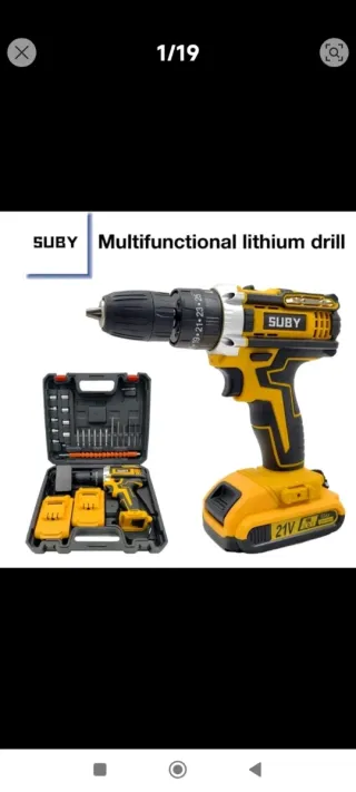Taladro Inalámbrico SUBY Multifuncional