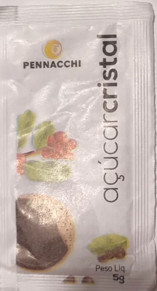 Lote de 6 sobres de azúcar variados de Brasil 🇧🇷