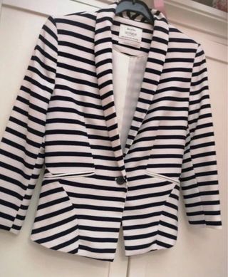 Blazer Rayas Bershka