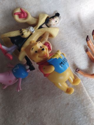 Lote Figuras Disney: Winnie, Cruella, Peppa