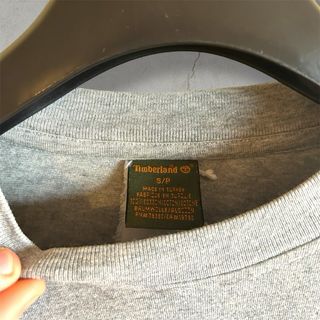 Camiseta Timberland gris manga larga S vintage