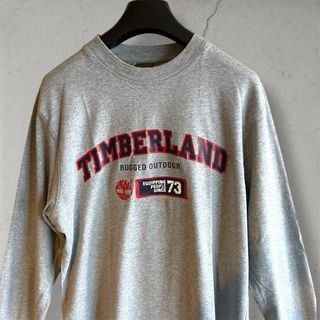 Camiseta Timberland gris manga larga S vintage
