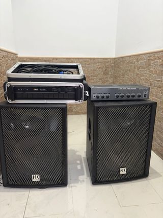 Equipo de Sonido Completo HK Audio +Etapa BCT+...