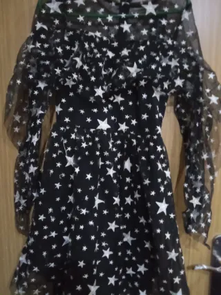 Vestido fiesta estrellas S