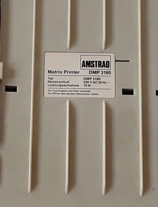 IMPRESORA MATRICIAL VINTAGE AMSTRAD DMP 3160