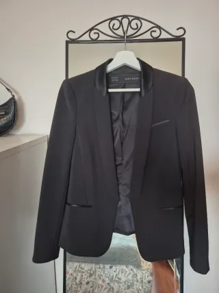 Blazer Zara Preto Clássico Tam S
