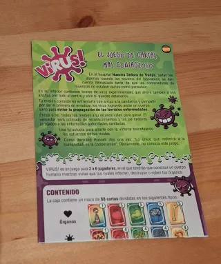 Juego de mesa Virus! Tranjis Games