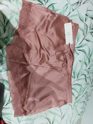 Pijama corto seda Etam talla M