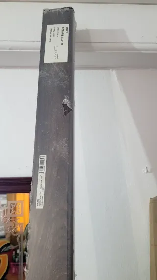 Tarima flotante color bengue + rodapié