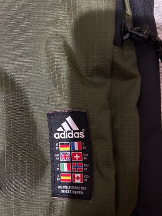 Bandolera Adidas Negra y Verde