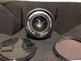 Objetivo Minolta MD W. Rokkor 28mm 1:2.8