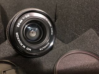 Objetivo Minolta MD W. Rokkor 28mm 1:2.8