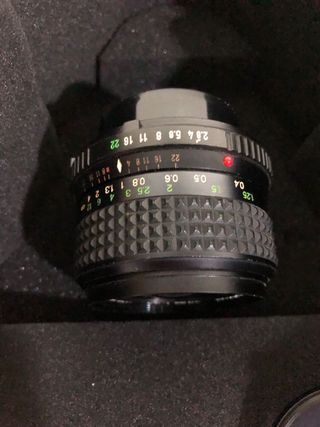 Objetivo Minolta MD W. Rokkor 28mm 1:2.8