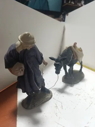 Figura vendedor con burro serie 20