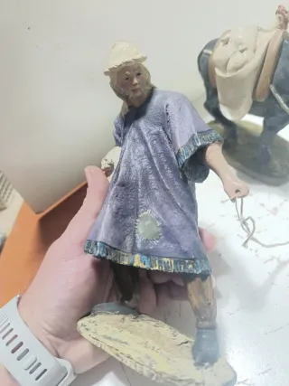 Figura vendedor con burro serie 20