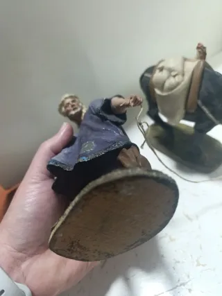 Figura vendedor con burro serie 20