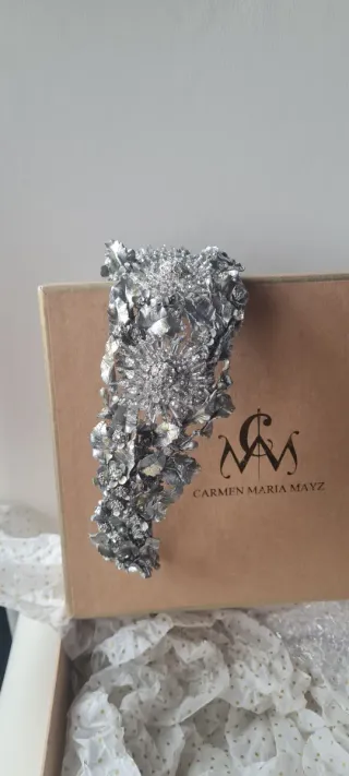 Tiara de Novia Carmen Maria Mayz Plata