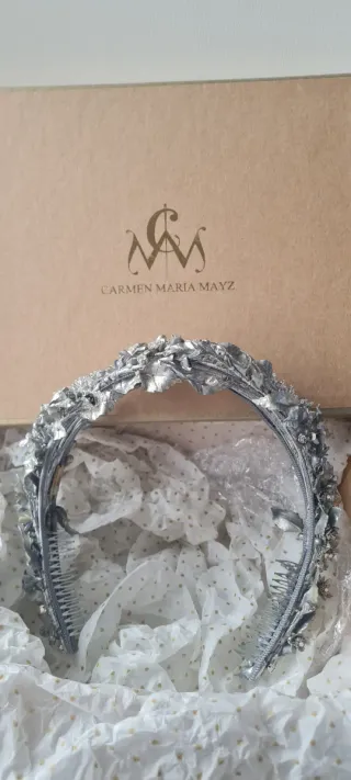 Tiara de Novia Carmen Maria Mayz Plata