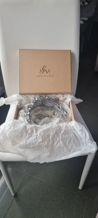 Tiara de Novia Carmen Maria Mayz Plata