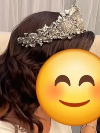 Tiara de Novia Carmen Maria Mayz Plata