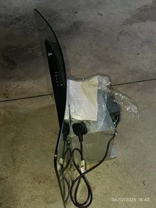 Cappa cucina design vetro nero