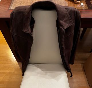 Chaqueta de piel Green Coast marrón