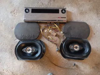 Altavoces Magnat 12x8 + Amplificador
