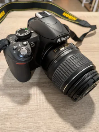 Cámara Reflex Nikon Negra D3100