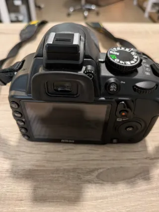 Cámara Reflex Nikon Negra D3100