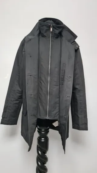 Parka uomo nera taglia L