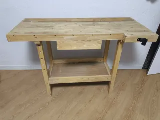 Banco de trabajo de madera